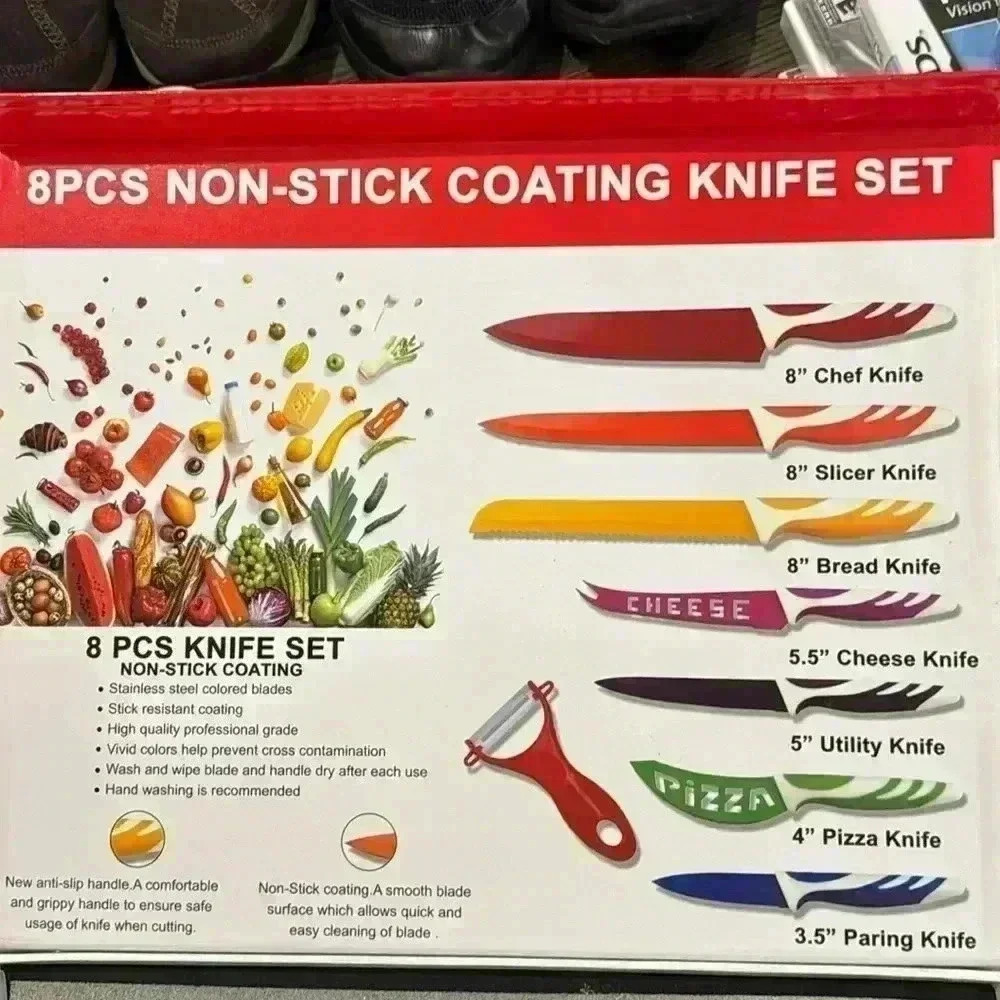 8 piece knife set, NWOT - Picture 2 of 3